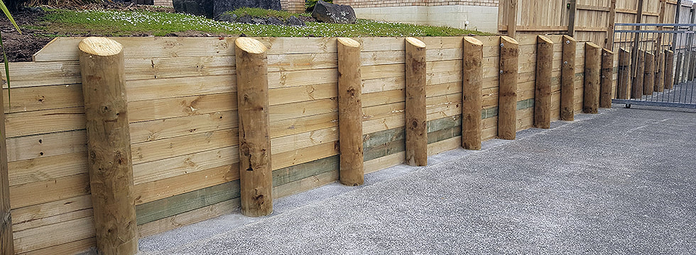 timber retaining wall wellington